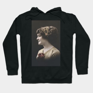 Edwardian lady in profile Hoodie